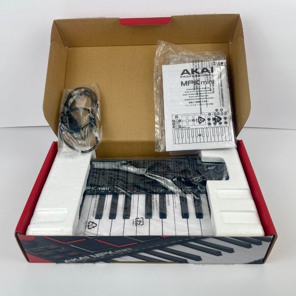 Akai Professional MPK Mini MK3 Red | 25-Key USB MIDI Keyboard Controller - Picture 2 of 16